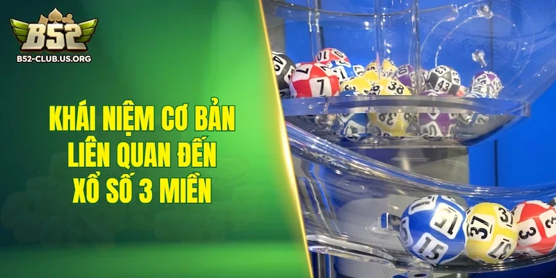 Khái niệm cơ bản liên quan đến xổ số 3 miền
