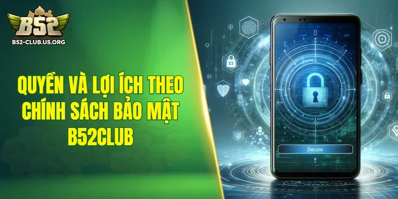 Quyền và lợi ích mà người chơi được hưởng theo chính sách bảo mật B52Club