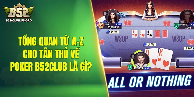 Tổng quan từ A-Z cho tân thủ về Poker B52Club là gì?